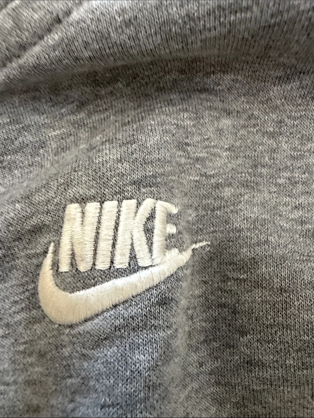 Nike Kids Gray Hooded Pullover Sweatshirt